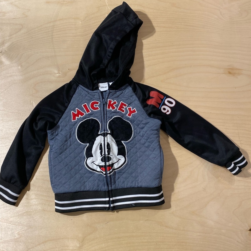 Disney Mickey Mouse Kids Hoodie Jacket 3T (NQ)